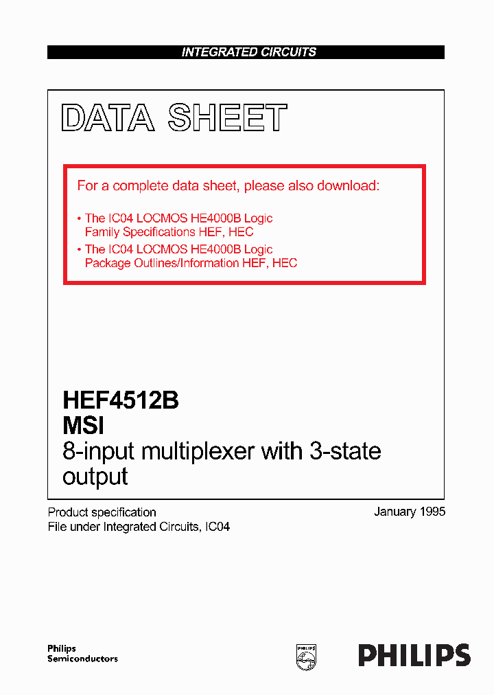HEF4512B_151316.PDF Datasheet