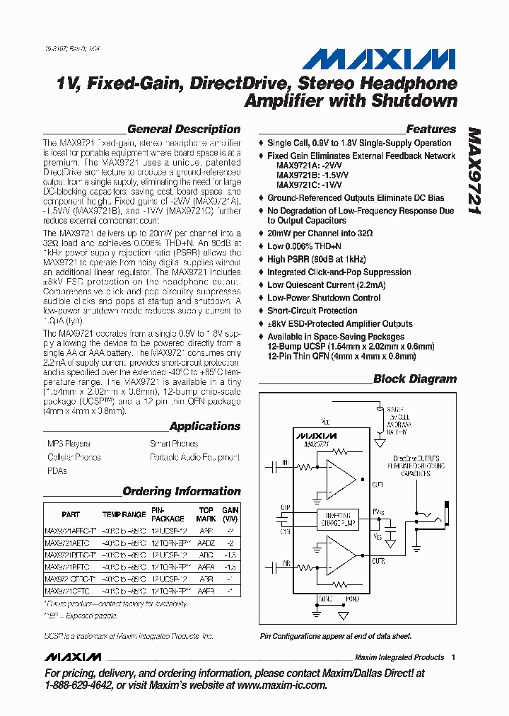 MAX9721_145855.PDF Datasheet