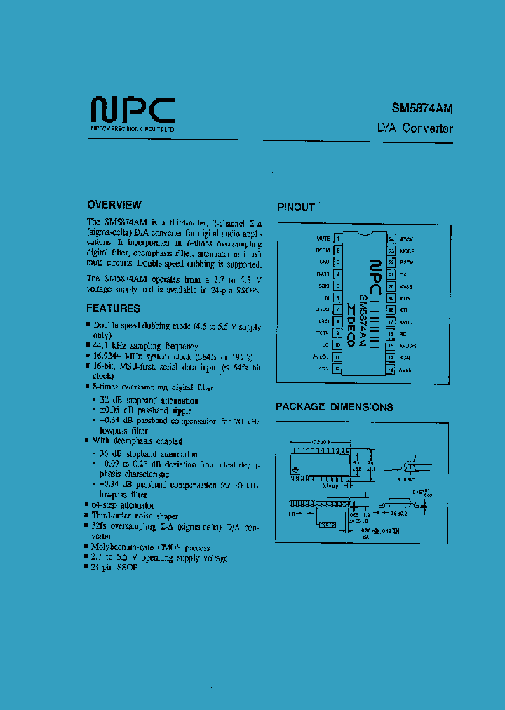 SM5874AM_167626.PDF Datasheet