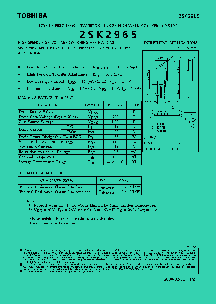 2SK2965_272047.PDF Datasheet