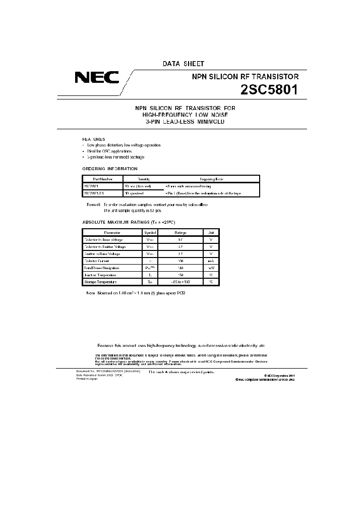 2SC5801_215406.PDF Datasheet