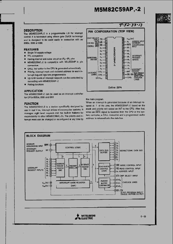 M5M82C59AP_217558.PDF Datasheet