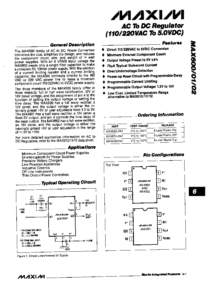 MAX601_253876.PDF Datasheet