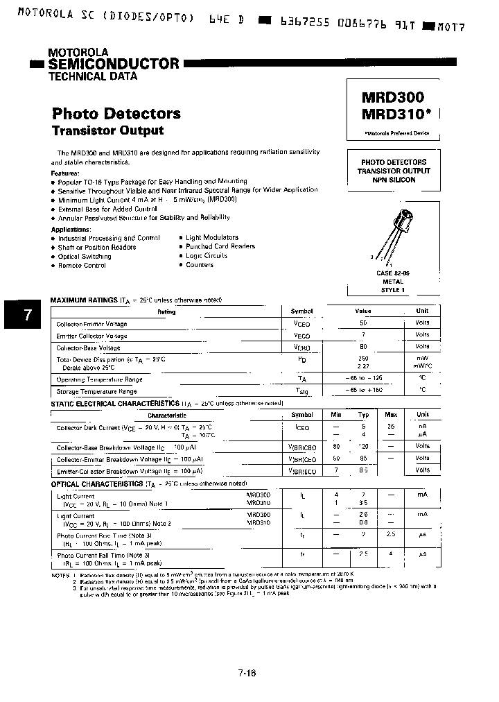 MRD300_237299.PDF Datasheet