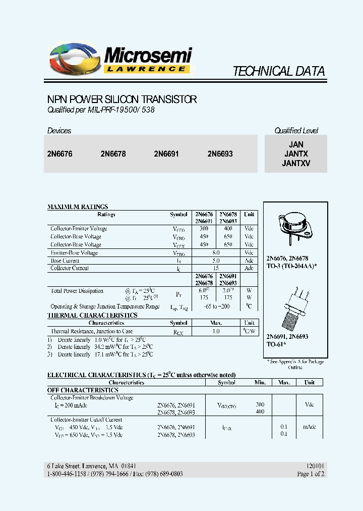 2N6676_324644.PDF Datasheet