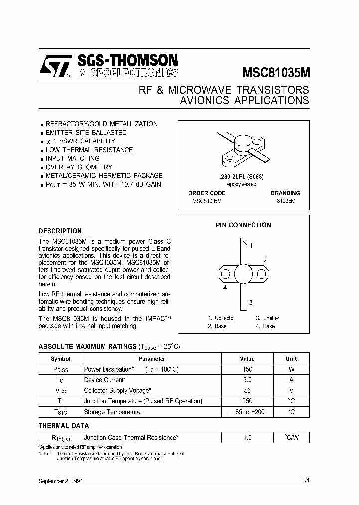 MSC81035M_199359.PDF Datasheet