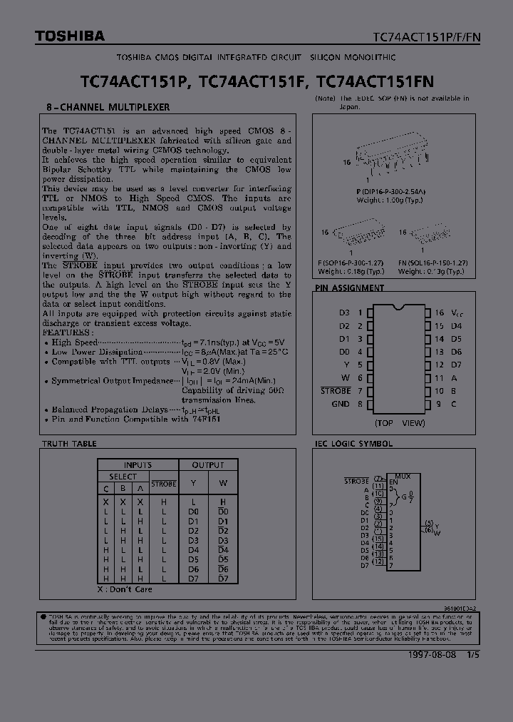 TC74ACT151FN_307162.PDF Datasheet