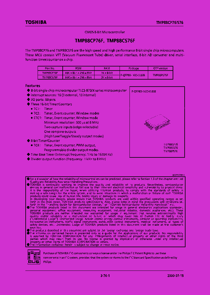 TMP88CP76F_221414.PDF Datasheet