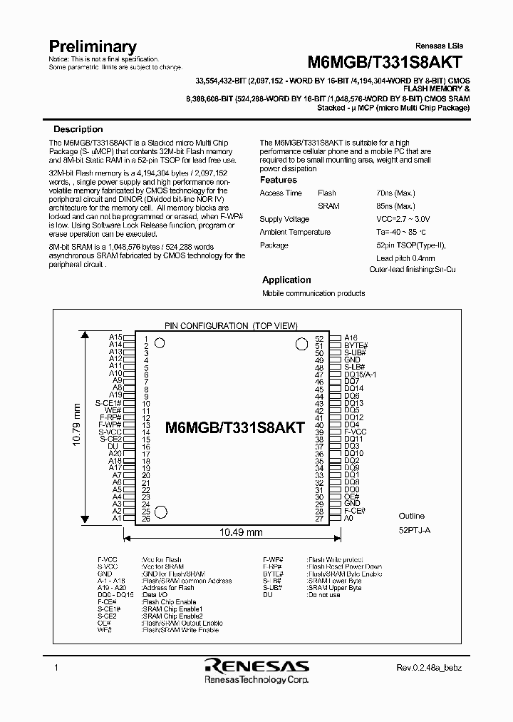 M6MGT331S8AKT_395429.PDF Datasheet