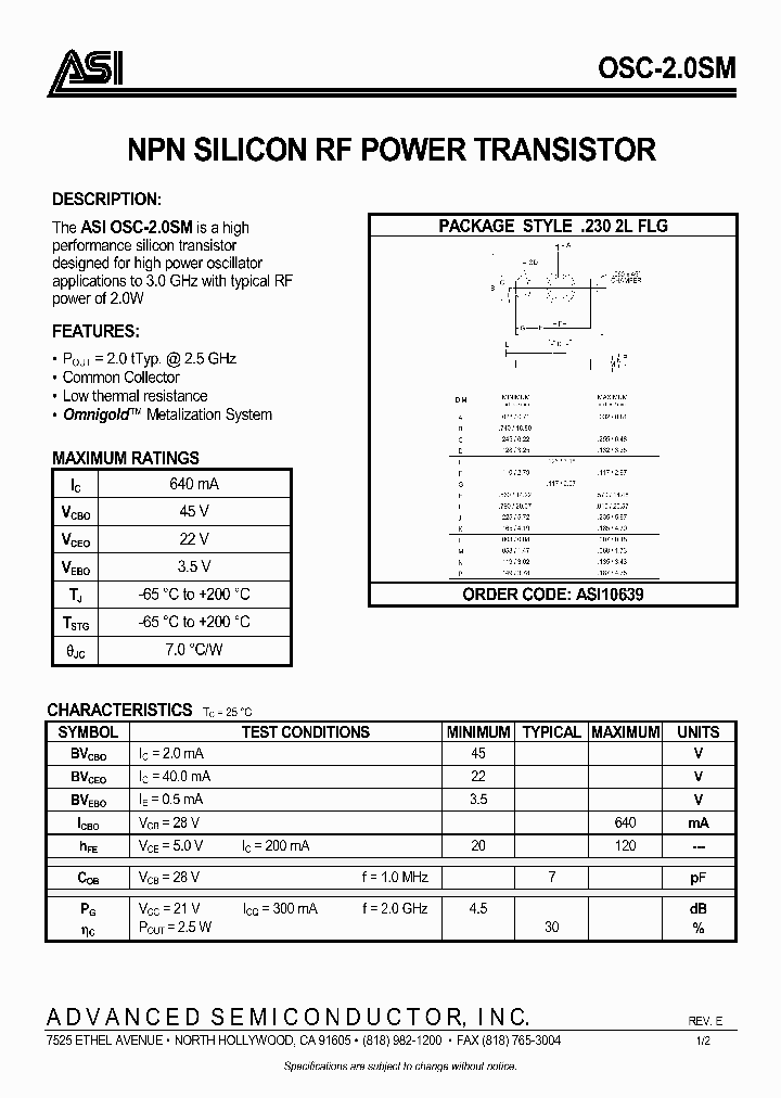 OSC-20SM_396770.PDF Datasheet