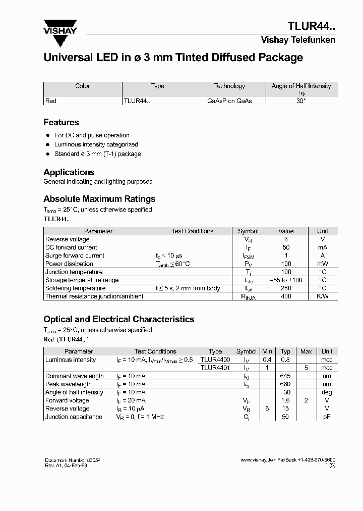 TLUR44_451576.PDF Datasheet