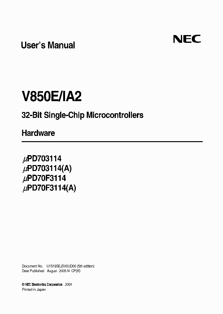 UPD70F3114_460251.PDF Datasheet