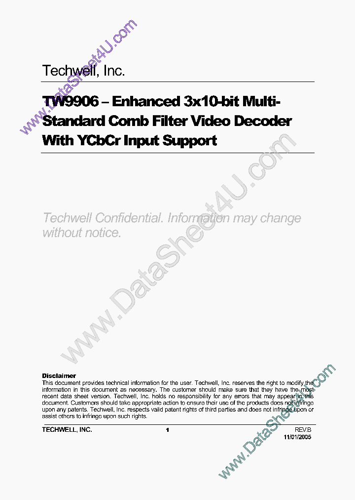 TW9906_526846.PDF Datasheet