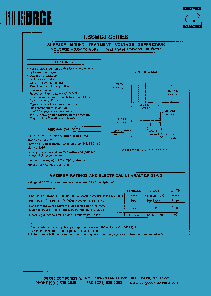 15SMCJ58A_469067.PDF Datasheet