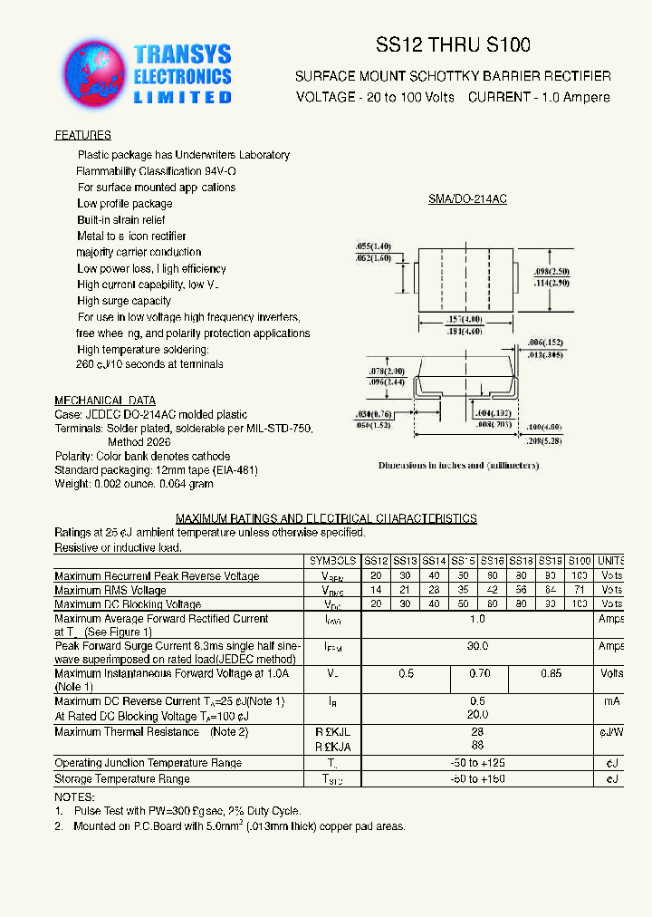 SS12_463641.PDF Datasheet