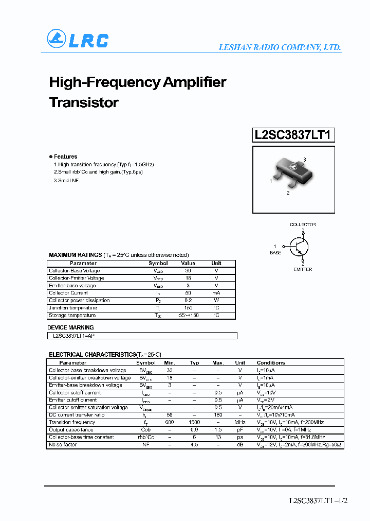 L2SC3837LT1_920775.PDF Datasheet