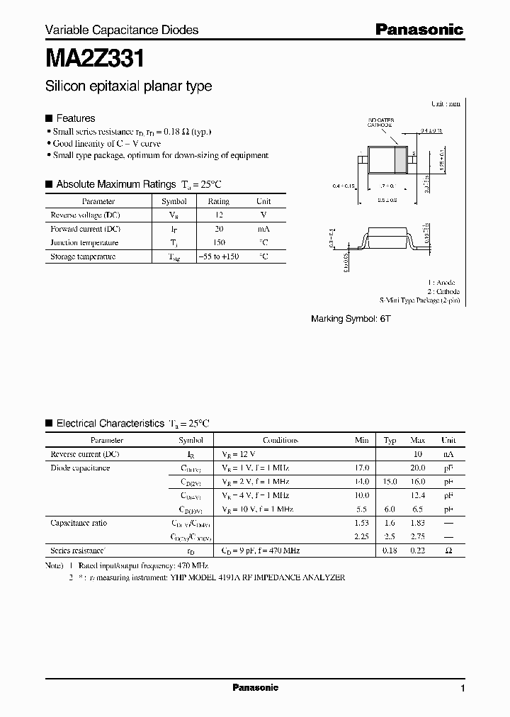 MA2Z331_825898.PDF Datasheet