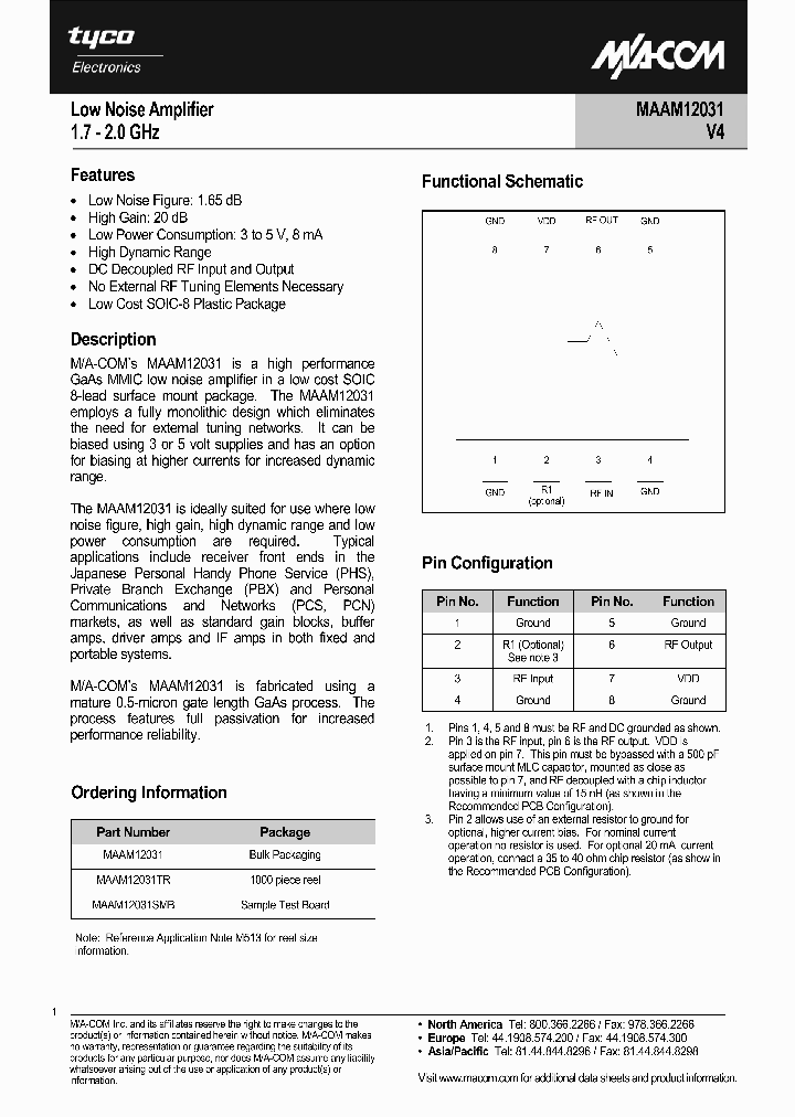 MAAM12031TR_615133.PDF Datasheet