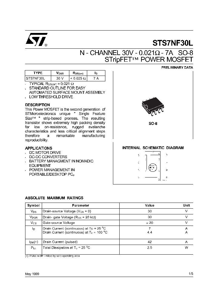 STS7NF30L_957786.PDF Datasheet