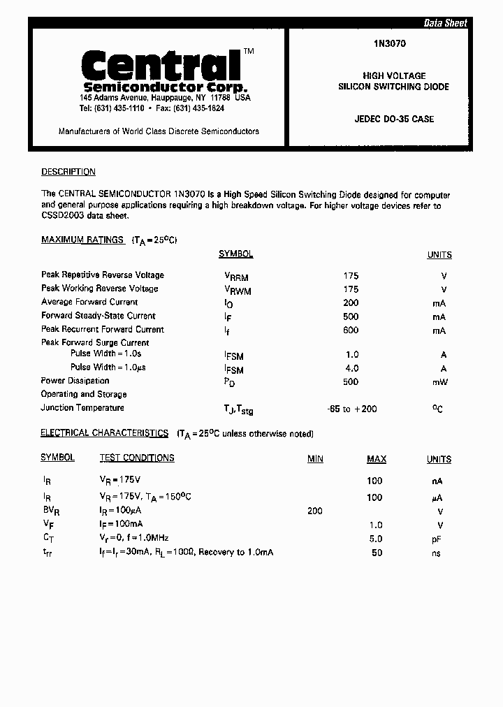 1N3070_1142309.PDF Datasheet