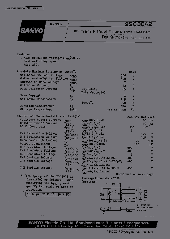 2SC3042_1059701.PDF Datasheet