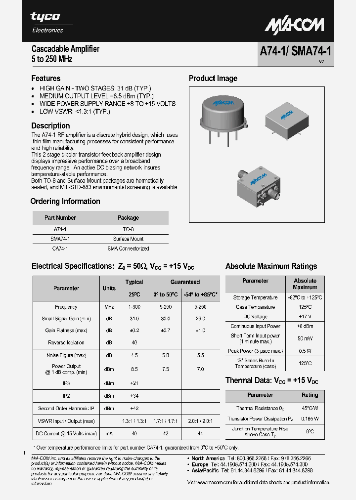 SMA74-1_1177514.PDF Datasheet