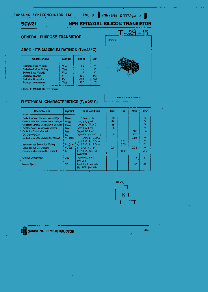 BCW71_1189449.PDF Datasheet