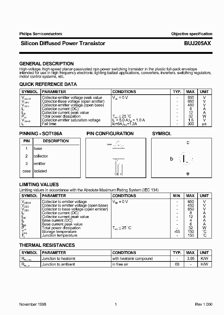 BUJ205AX_1221819.PDF Datasheet