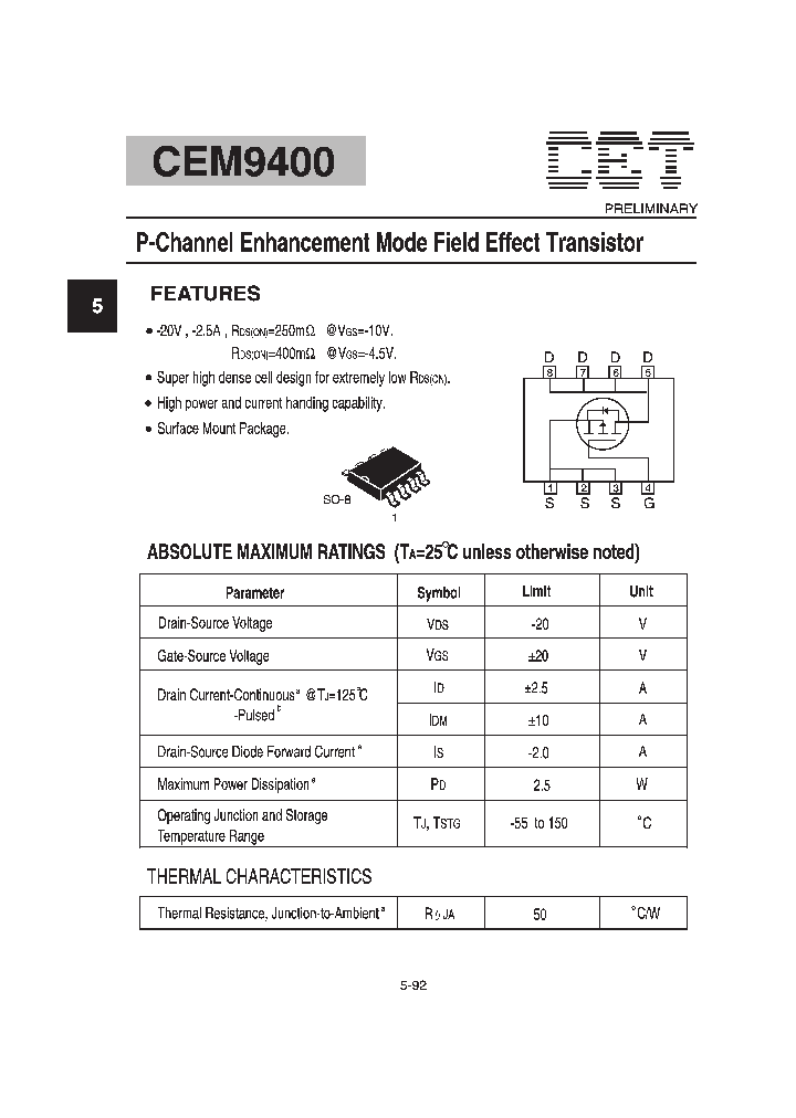 CEM9400_1225758.PDF Datasheet