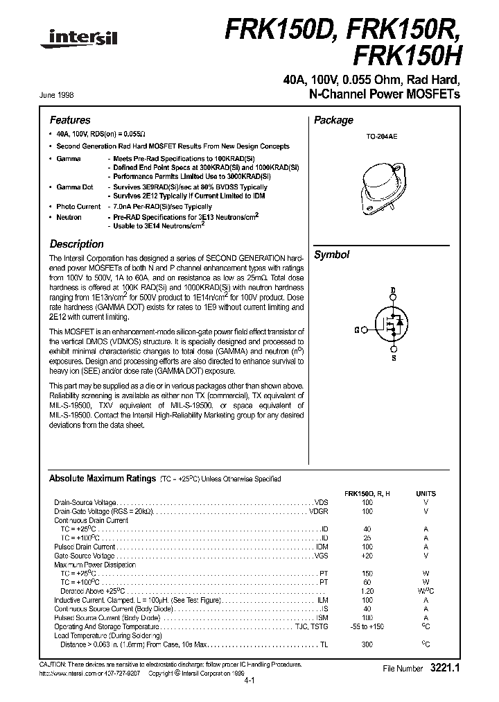 FRK150R_1242278.PDF Datasheet