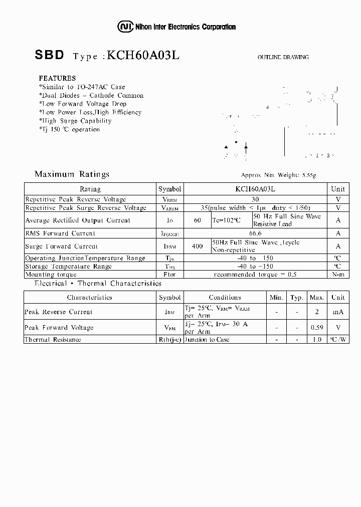 KCH60A03L_1260077.PDF Datasheet