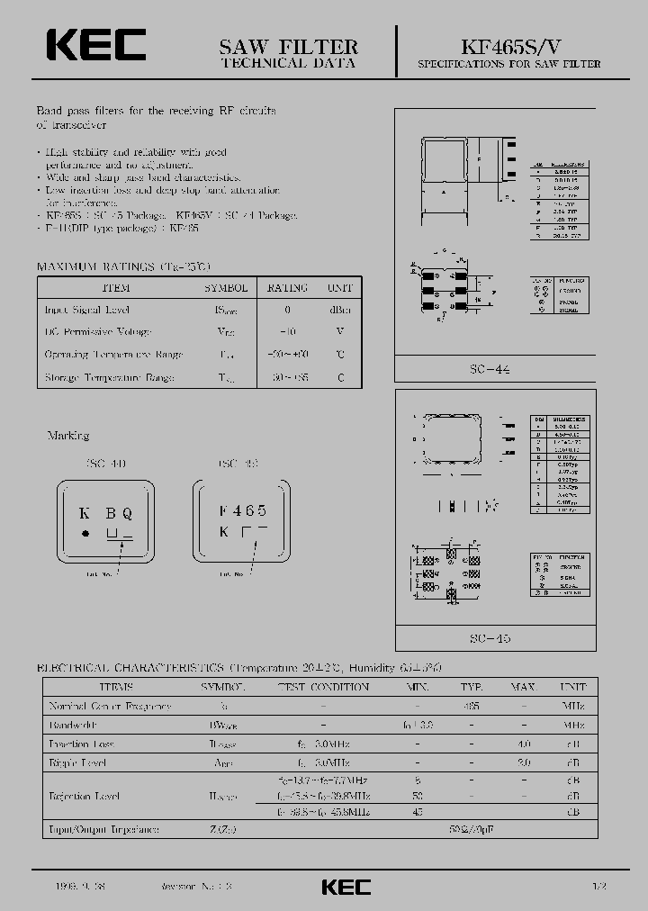 KF465V_1260269.PDF Datasheet