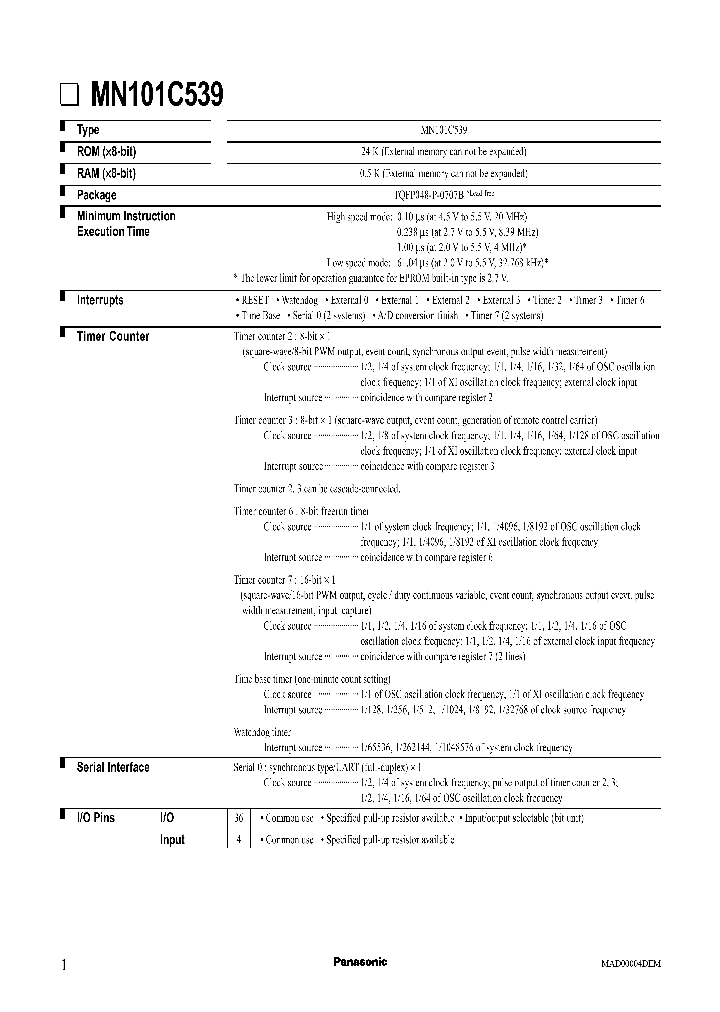 MN101CP539HT_1281940.PDF Datasheet