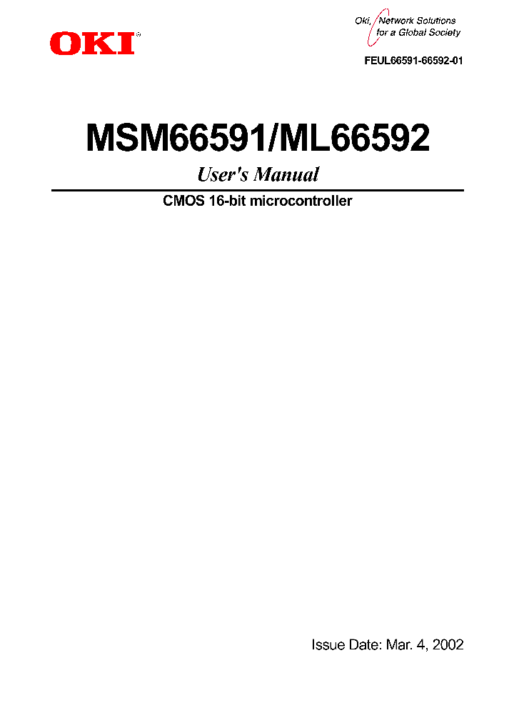 MSM66591_1284724.PDF Datasheet