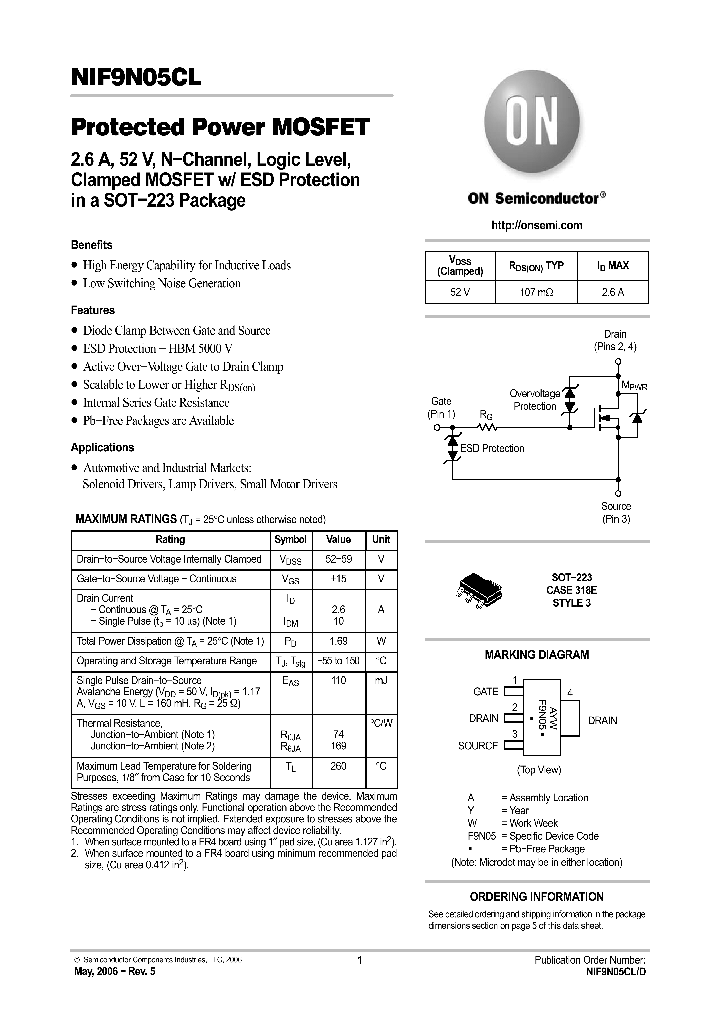 NIF9N05CL06_1288558.PDF Datasheet