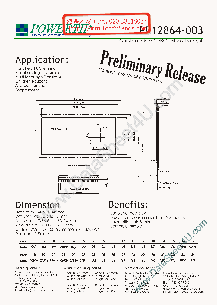 PE12864003_1189268.PDF Datasheet