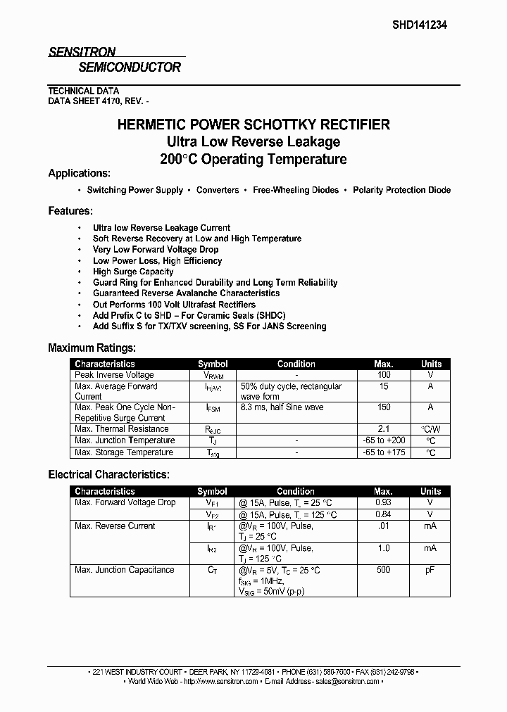 SHD141234_1308468.PDF Datasheet