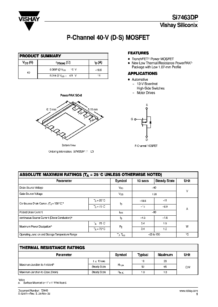 SI7463DP-T1-E3_1309169.PDF Datasheet