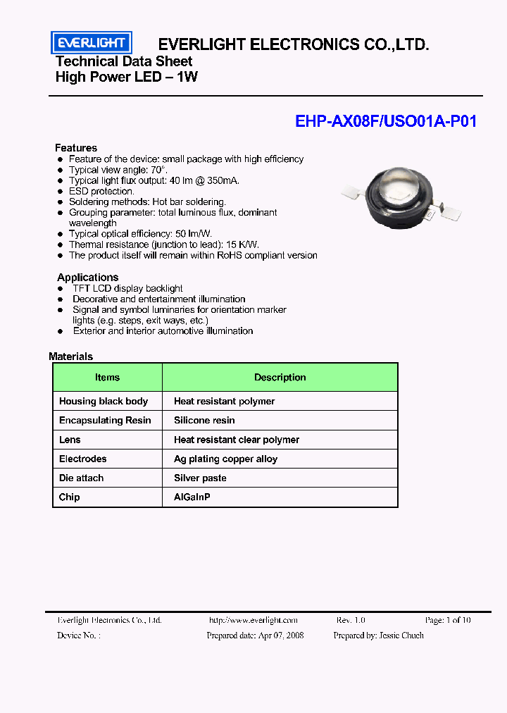 EHP-AX08F-USO01A_4154399.PDF Datasheet