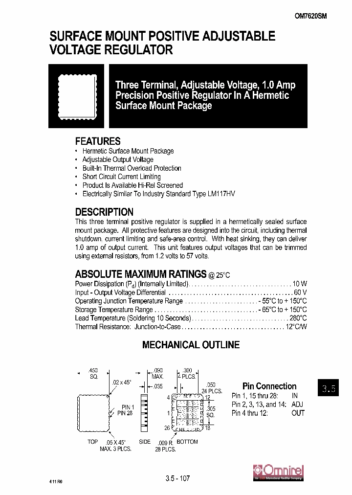 OM7620SM_4132477.PDF Datasheet