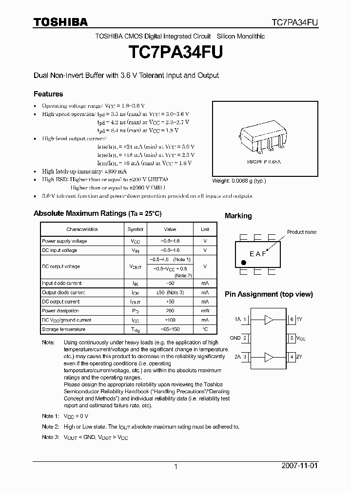 TC7PA34FU07_4133185.PDF Datasheet