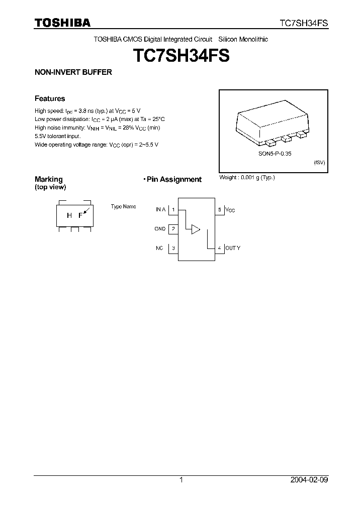 TC7SH34FS_4125177.PDF Datasheet