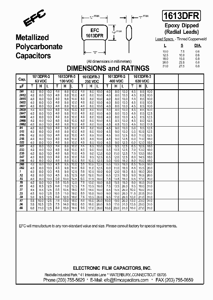 1613DFR-3_4852157.PDF Datasheet