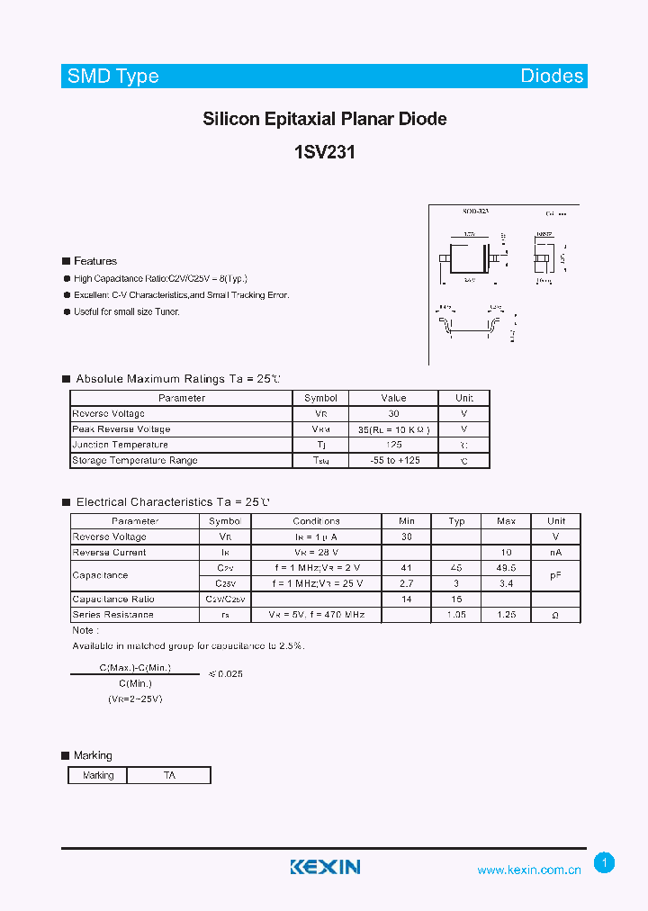 1SV231_4319877.PDF Datasheet