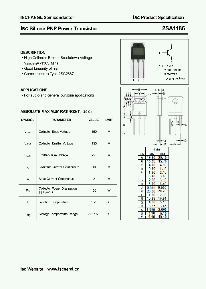 2SA1186_4284735.PDF Datasheet