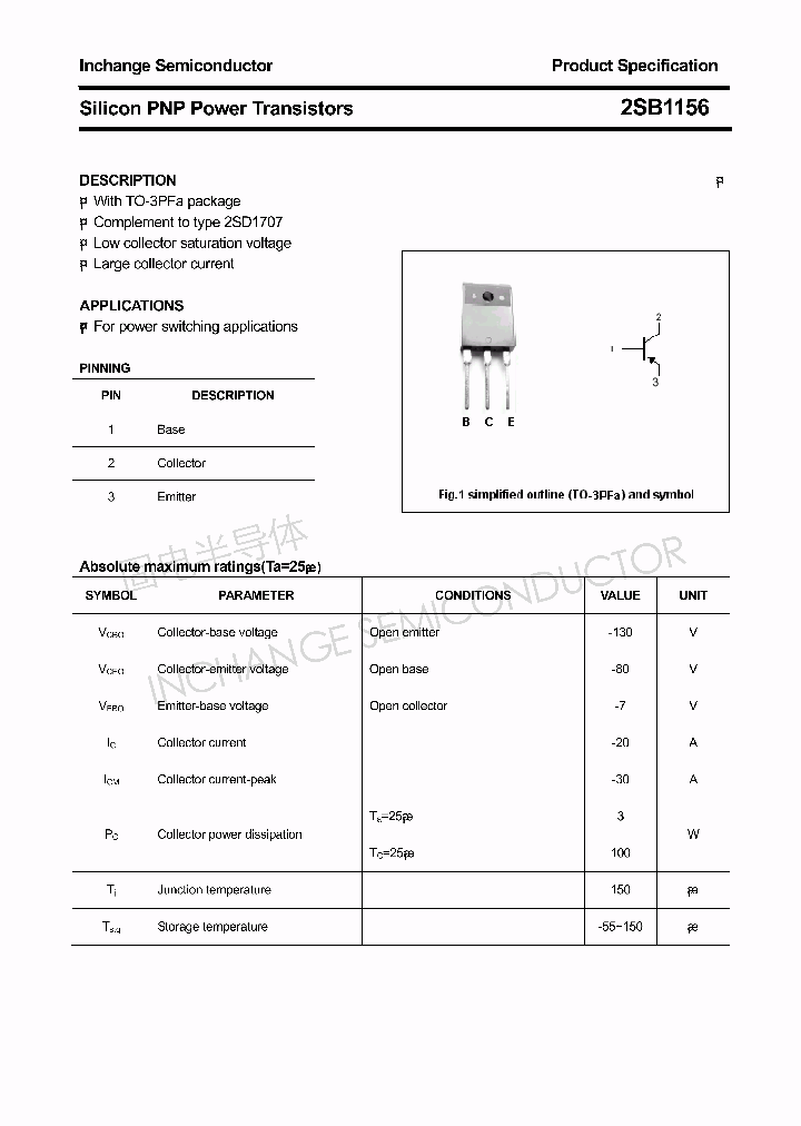 2SB1156_4387561.PDF Datasheet