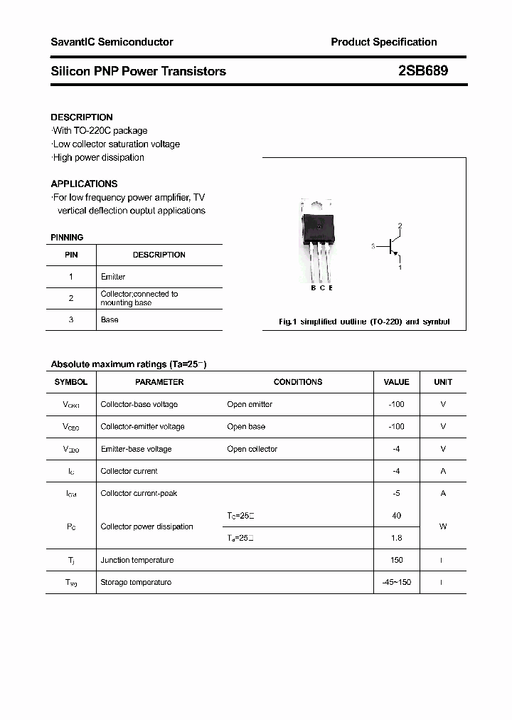 2SB689_4385094.PDF Datasheet