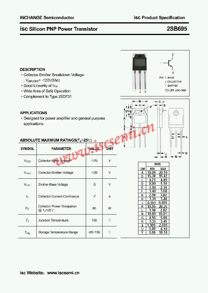 2SB695_4386541.PDF Datasheet