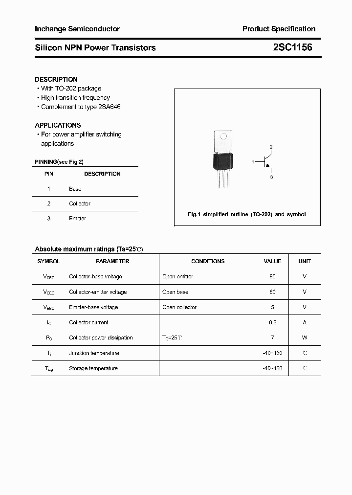 2SC1156_4353195.PDF Datasheet