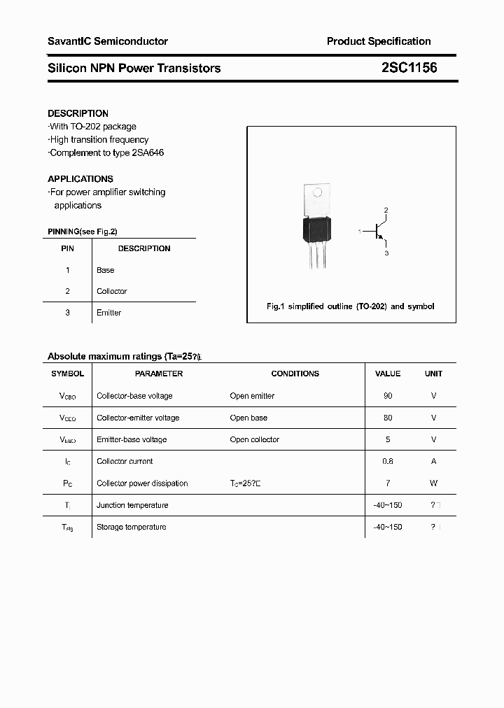 2SC1156_4414150.PDF Datasheet